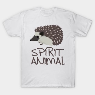 'Spirit Animal Hedgehog' Adorable Hedgehog Gift T-Shirt